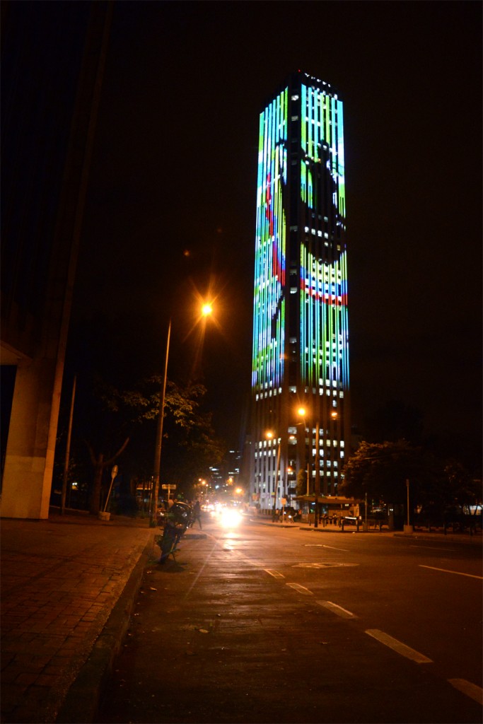 Colpatria tower. &Copy; Steven King, Philipps proyectos Colombia