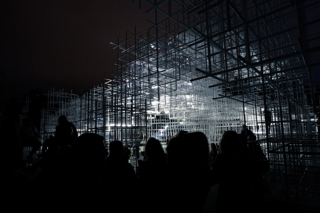 Serpentine Gallery intervention &copy; United Visual Artists