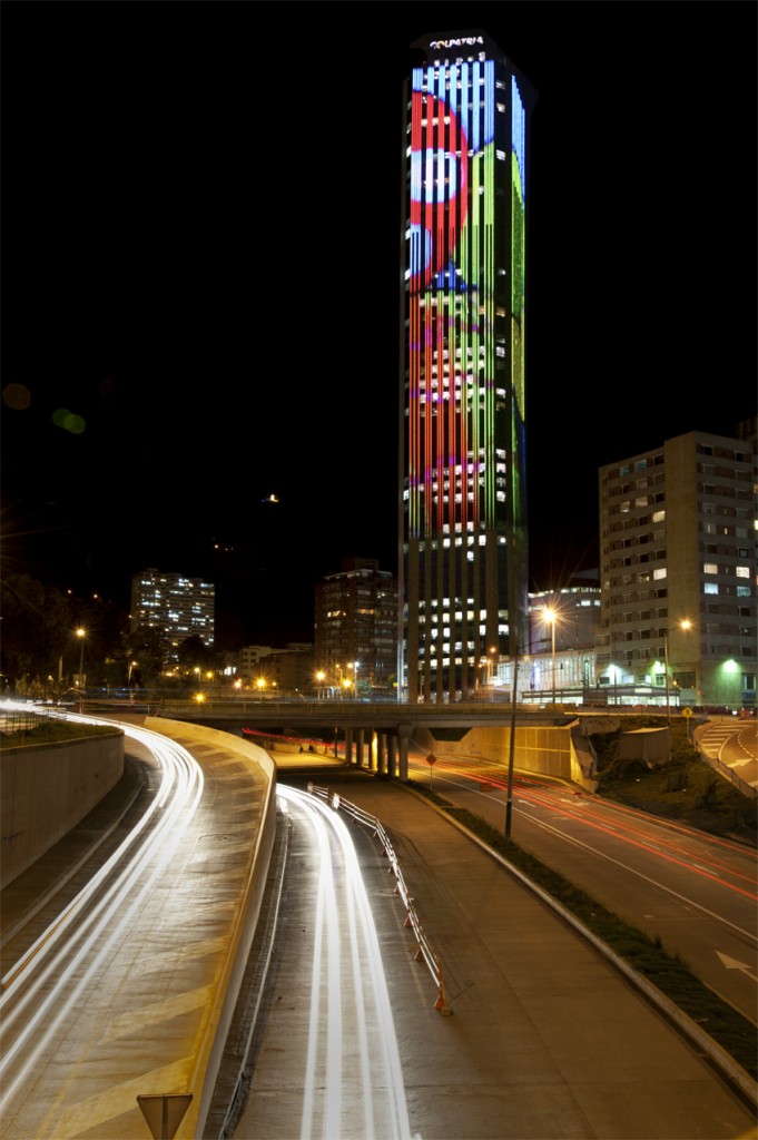 Colpatria tower. &Copy; Steven King, Philipps proyectos Colombia