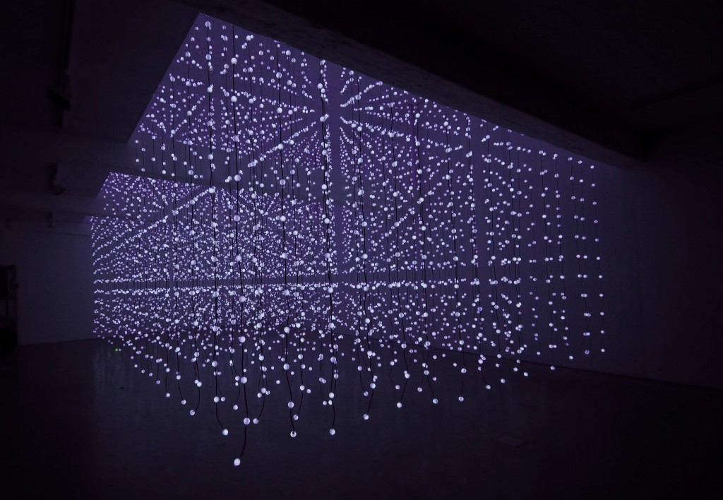 Jim Campbell LED Light Installation Exploded View Collective