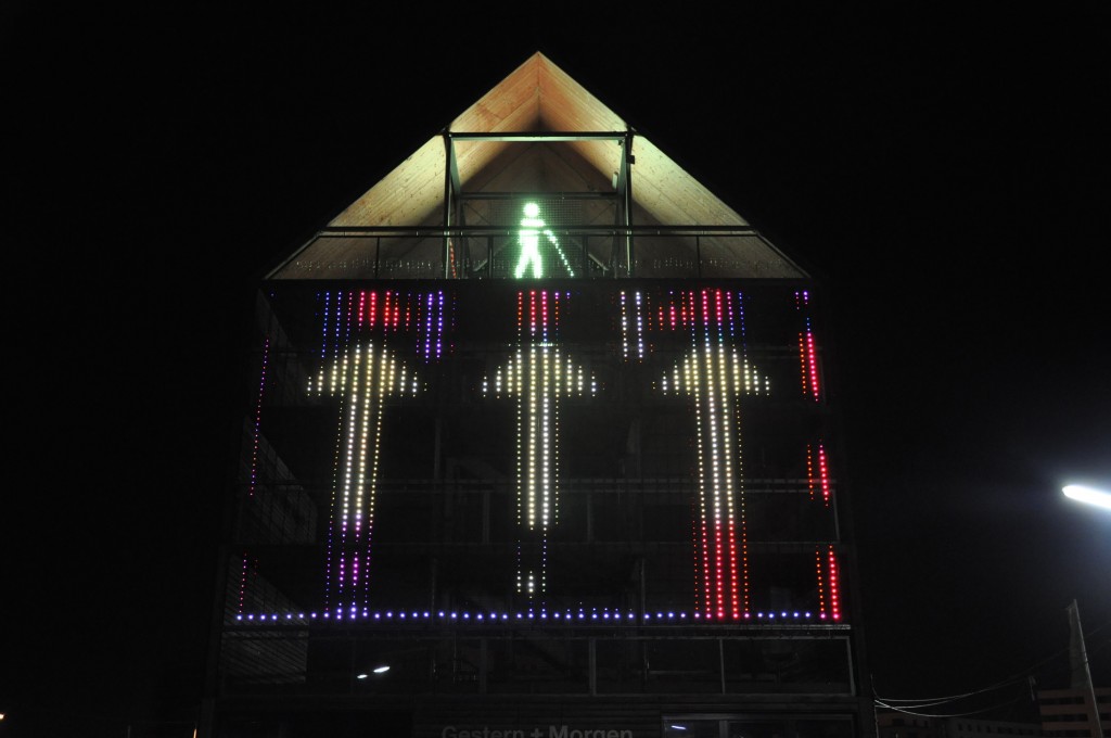 Flederhaus, Aspern Seestadt, Wien. © 2015 - Juan Carlos Carvajal B. - Media Architecture Institute.